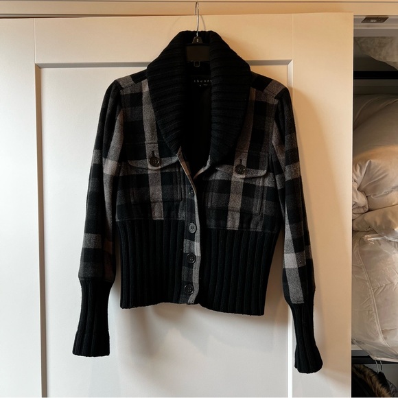 Theory Jackets & Blazers - Theory plaid jacket